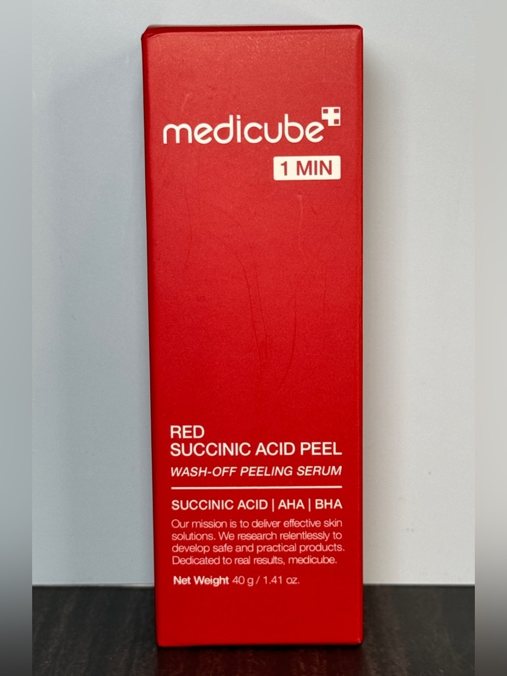 Medicube 1 MIN Red Succinic Acid Peel Wash Off Peeling Serum NIB